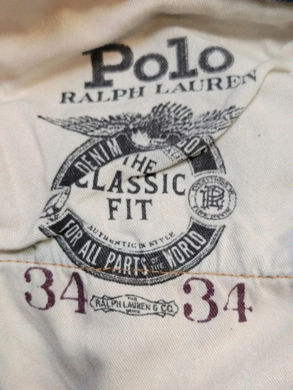 Polo by Ralph Lauren Medium Blue Bootcut Jeans